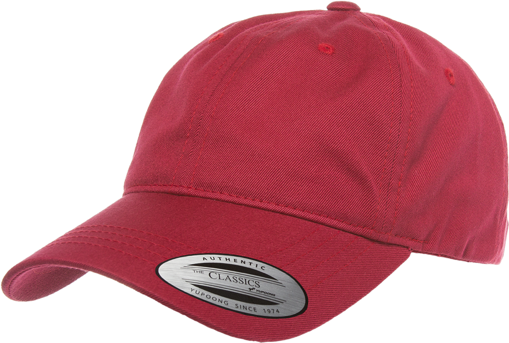 Classic Low Profile Cotton Twill Dad Hat (1000x700), Png Download