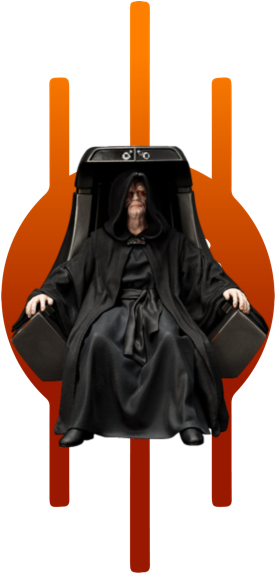 Star Wars Emperor Palpatine (300x572), Png Download
