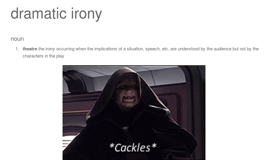 When You Realize How Perfectly This Term Fits Palpatine - Senator Anagram For Treason (900x537), Png Download