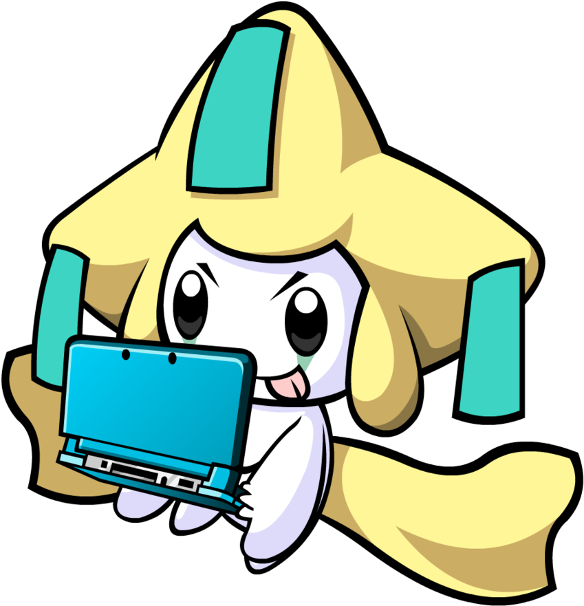 Jirachi Drawing Png Black And White - Jirachi 3ds (894x894), Png Download