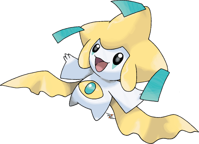 117 Kb Png - Jirachi Third Eye Open (666x482), Png Download