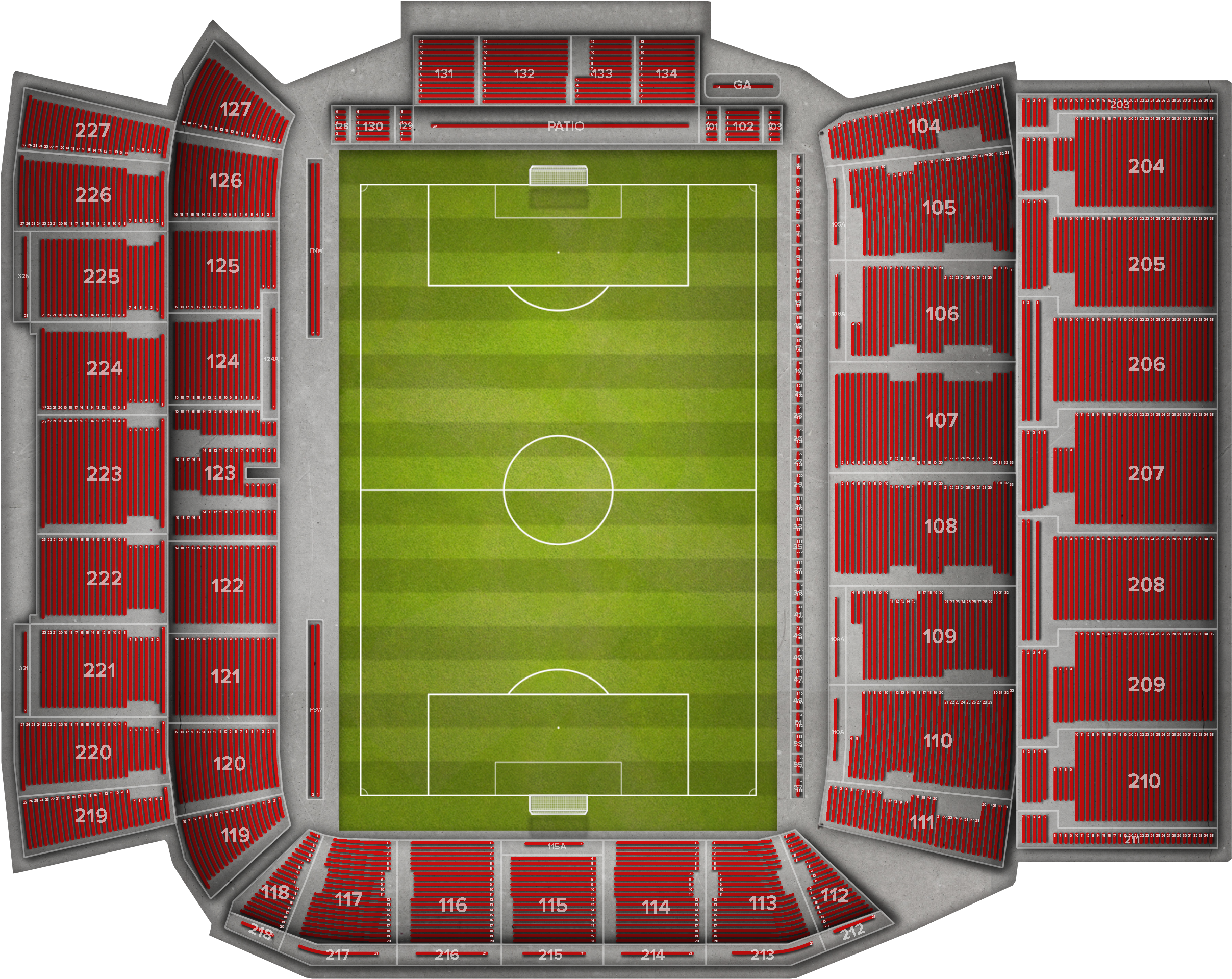 Dominica Republic National Soccer Team At Canada National - Section 134 Bmo Field (2560x1936), Png Download