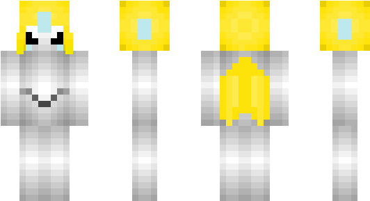 Minecraft Skin Jirachi - Cuzimknoxk Skin (600x348), Png Download