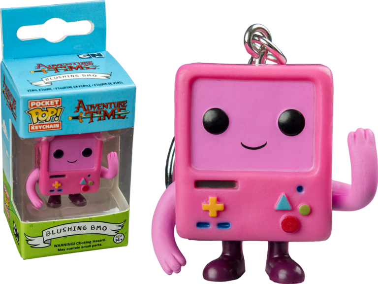 Pink Bmo Pocket Pop Vinyl Keychain - Pop Keychain Adventure Time (768x576), Png Download