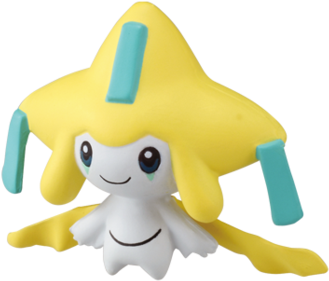 #17 Jirachi - Takaratomy Mc-042 Official Pokemon X And Y Jirachi (480x400), Png Download