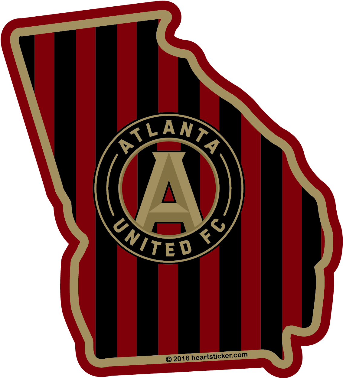 Atlanta United Fc (1134x1250), Png Download