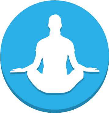 Icon Yoga Png - Twitter Circle Logo Png (400x400), Png Download