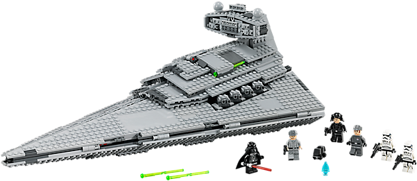 Lego Imperial Star Destroyer™ - Lego 75055 (600x450), Png Download