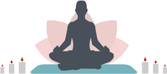Yoga Icon Png Download - Yoga Png Transparent (580x280), Png Download