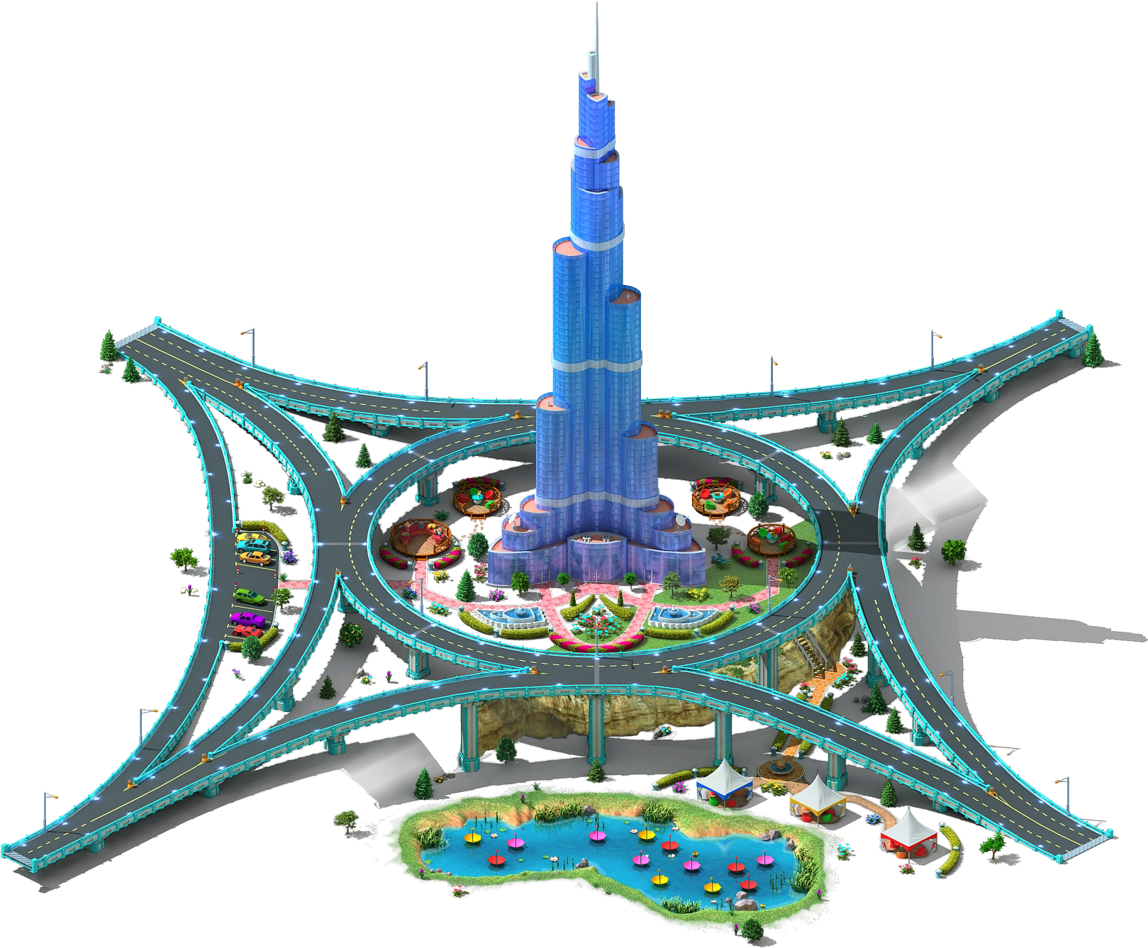 Nephilim World Trade Center L2 - Nephilim World Trade Center Megapolis (1619x1337), Png Download