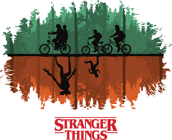 Stranger Things 34 Sleeves Raglan Long Sleeve (630x720), Png Download