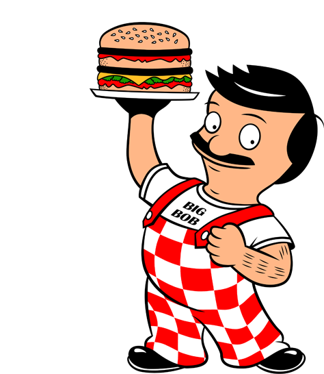 Bob's Burgers - Bobs Burger Bob Transparent (618x591), Png Download