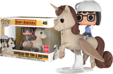 Tina On Unicorn Funko Pop (479x313), Png Download