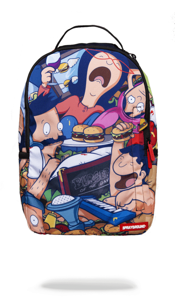 Bob's Burgers Sprayground Backpack (470x600), Png Download