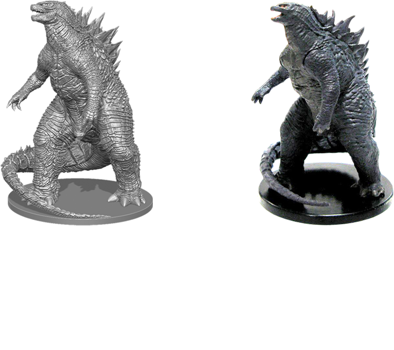 Godzilla2014-main - Neca Wizkids Godzilla 2014 Movie Mini Figure Series (1920x897), Png Download
