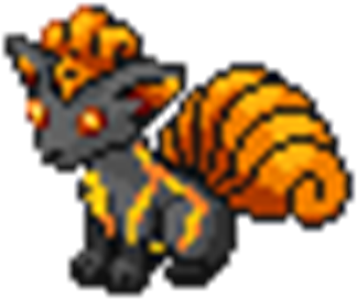 Volcanic Vulpix - Goupix Perle A Repasser (420x420), Png Download