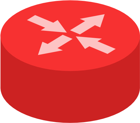 This Free Clipart Png Design Of Router Critical Clipart (600x517), Png Download