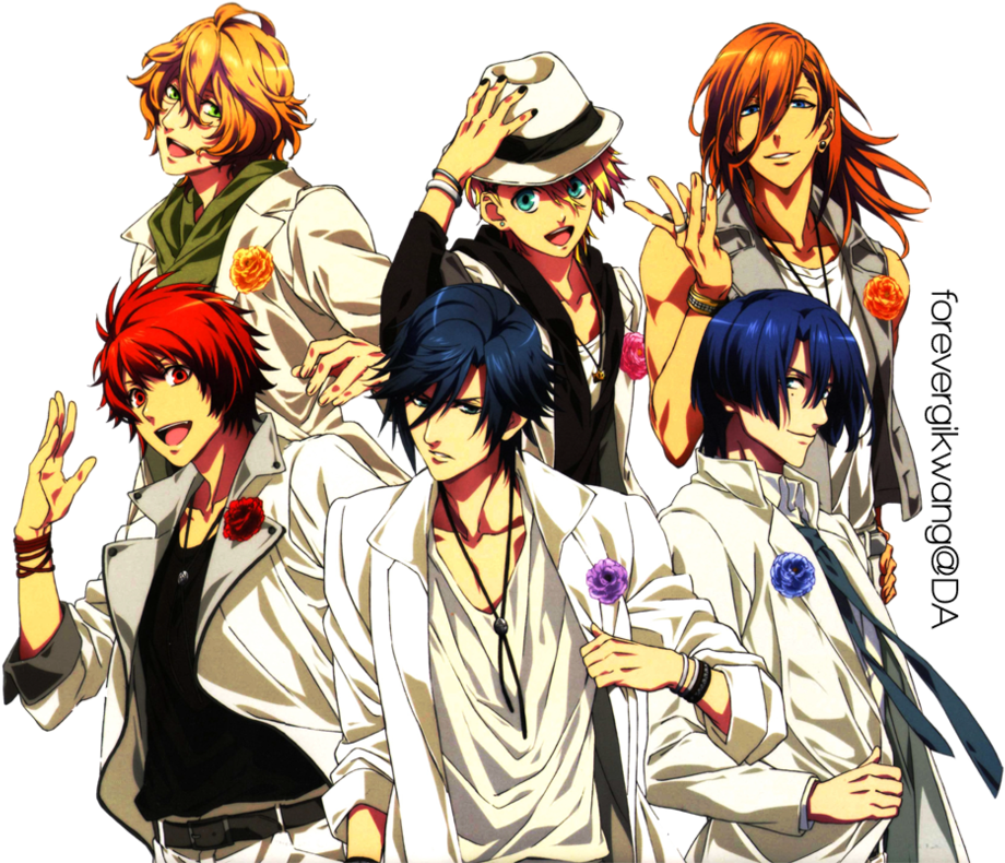 Natsuki Render From Uta No Prince Sama - Uta No Prince Sama Maji Love 2000 Rainbow Star (985x810), Png Download