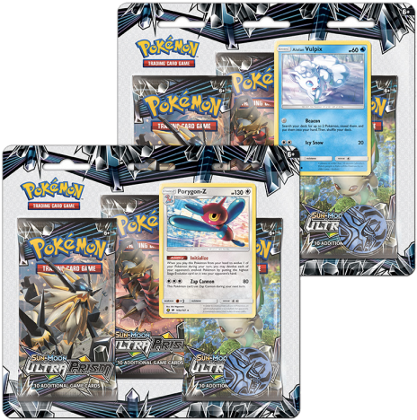Sun & Moon Ultra Prism 3 Pack Blister Pack - Ultra Prism 3 Pack Blister (541x541), Png Download