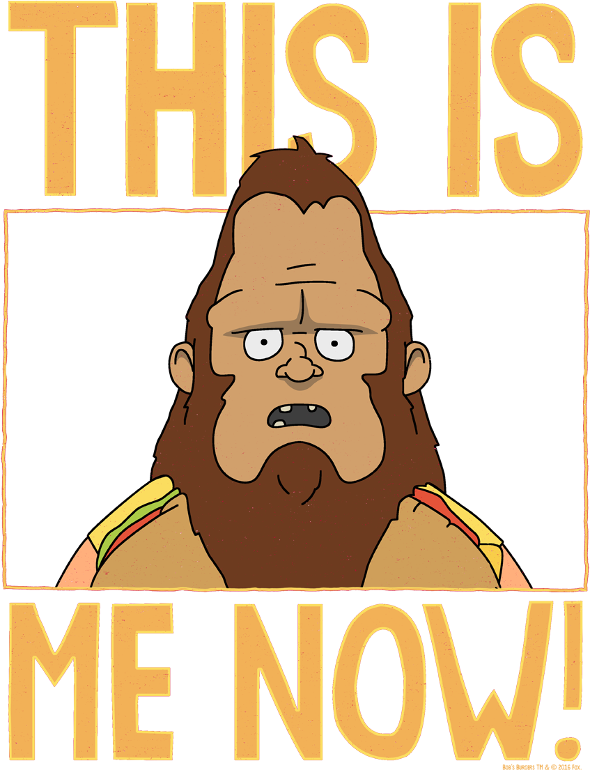 Bobs Burgers This Is Me Youth Hoodie - Bob's Burgers Beefsquatch (850x1152), Png Download