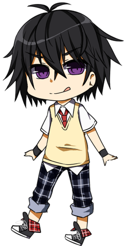 Ouran Highschool Host Club Mori Chibi (250x491), Png Download