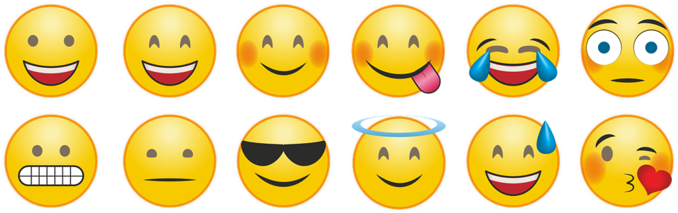 Emoji-2762568 1280 (1000x316), Png Download
