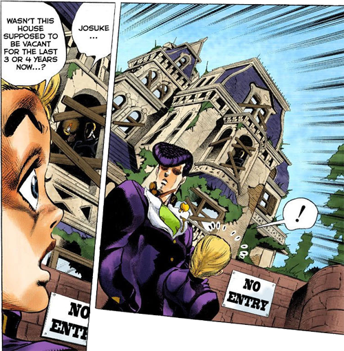 A Traditional Horror Story Out Of Araki Necessarily - Morioh Grand Hotel (500x510), Png Download