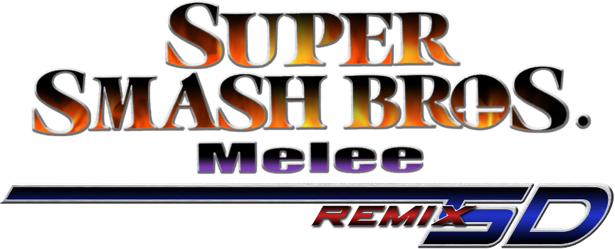 Melee Sdr - Super Smash Bros Melee Sd Remix (864x351), Png Download