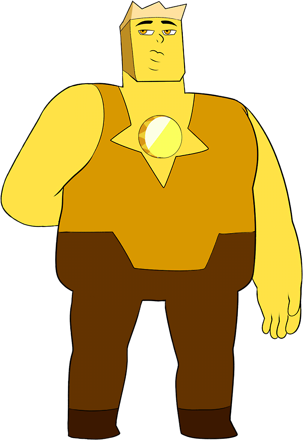 Topaz Chest-0 - Steven Universe Crystal Gem Topaz Gemcrust (1030x1490), Png Download