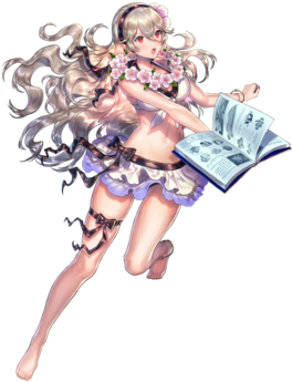 Corrin Novice Vacationer Btlface - Fire Emblem Summer Corrin (340x388), Png Download