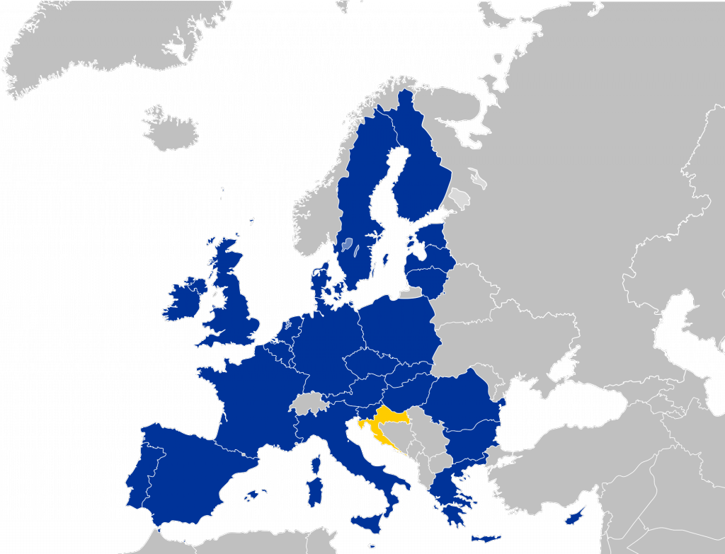 European Union Map 2013 (1024x783), Png Download