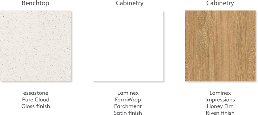 Vintage Gold Palette - Laminex Polar White Satin (847x397), Png Download