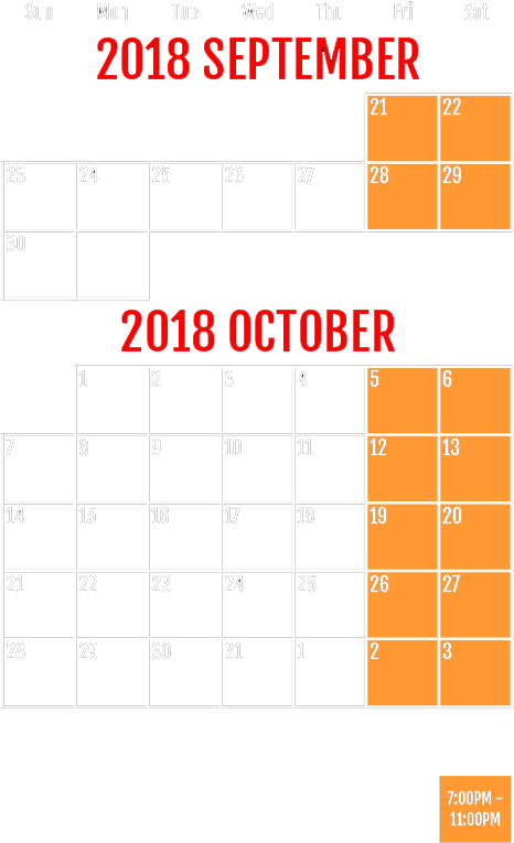2018 Dates Of Operation - Legend At Pope Lick (500x770), Png Download
