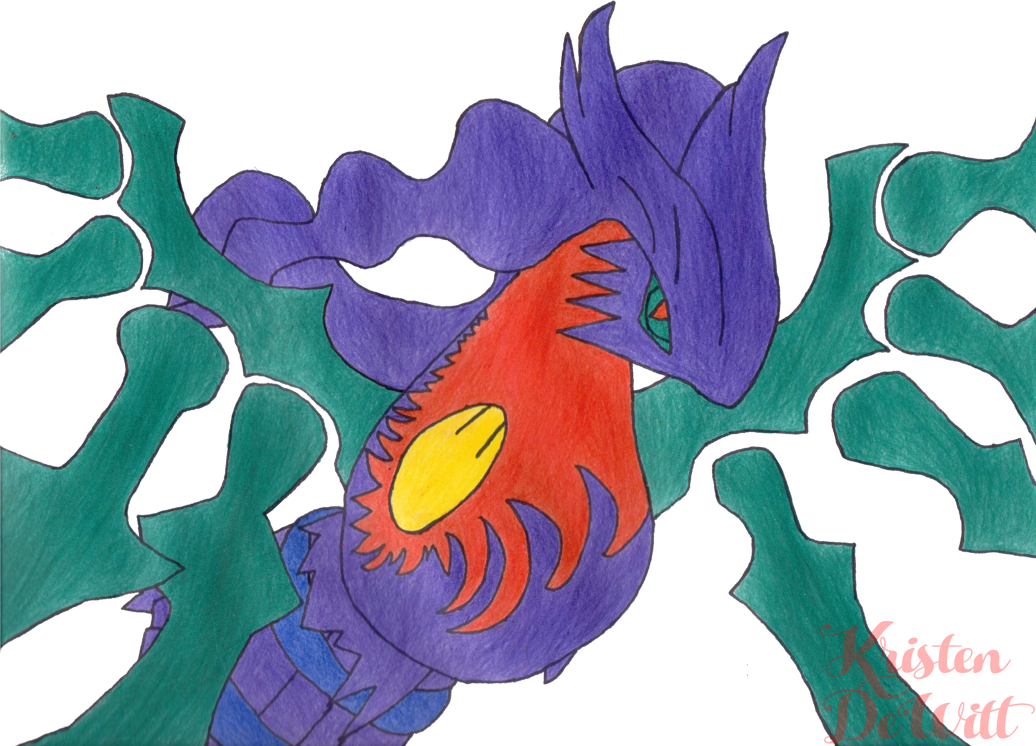 Latios Fusion/redesign Oc - Orange County (3480x2550), Png Download