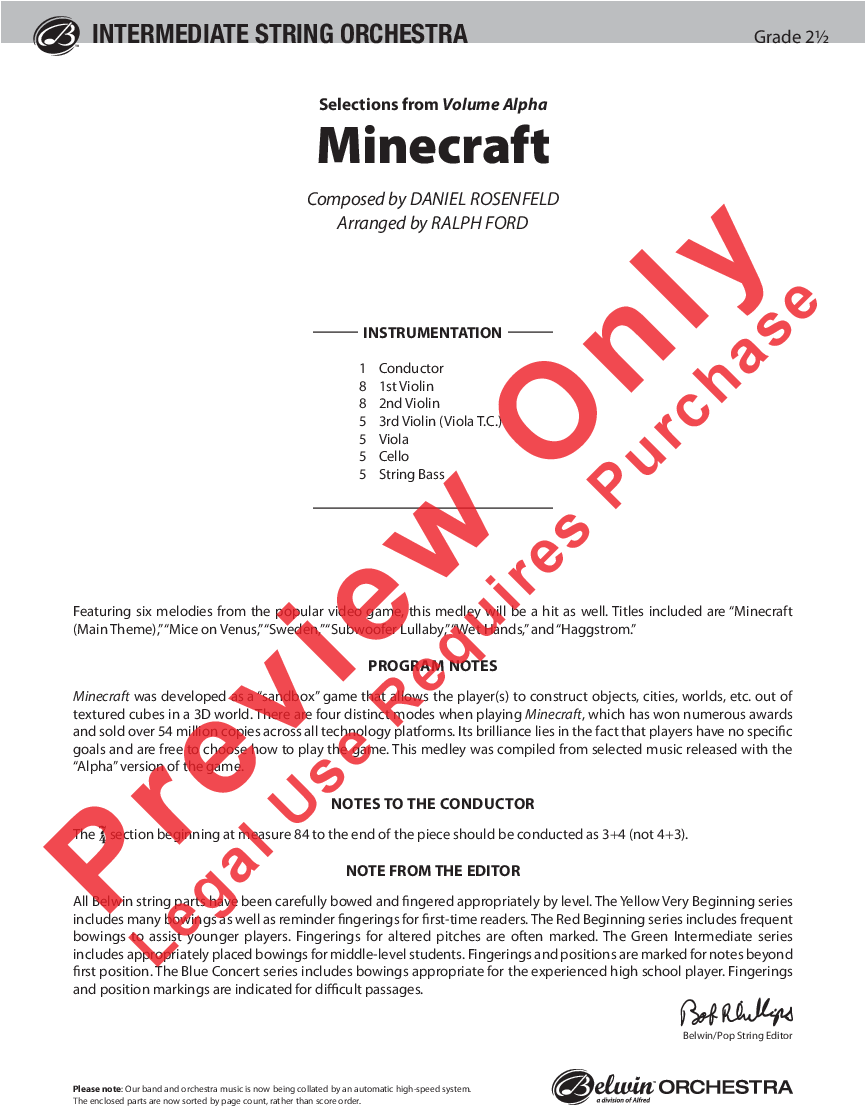 Minecraft Thumbnail Minecraft Thumbnail - Walk Of The Silent Zombies Violin 1 (864x1152), Png Download
