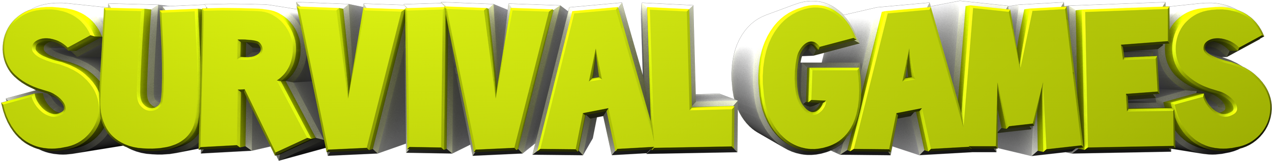 Survival Games - Graphics (3000x1000), Png Download