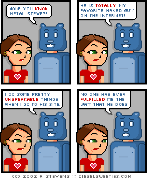 Read The Next Webcomic - Diesel Sweeties: I'm A Rocker, I Rock Out. (500x585), Png Download