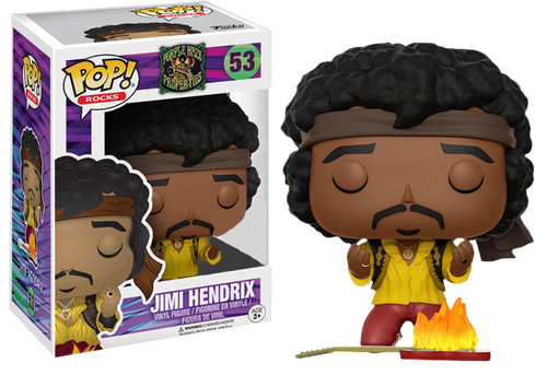 Jimi Hendrix Monterey Us Exclusive Pop Vinyl Figure - Fye Jimi Hendrix Pop (500x343), Png Download