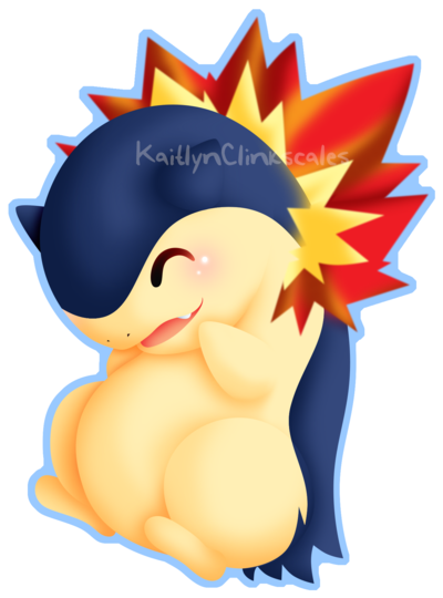 Chibi Typhlosion (600x600), Png Download