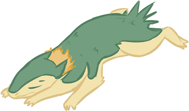 Sleepy Mutie Typhlosion - Illustration (1280x791), Png Download
