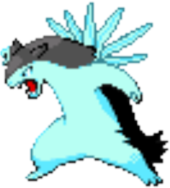 Icicle Typhlosion - Wiki (420x420), Png Download