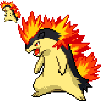 Typhlosion Mega Evolution Vgbm's Tsf Rt - Pokemon (384x384), Png Download