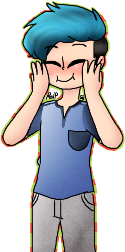 Cute Ethan - Draw Crankgameplays (899x888), Png Download