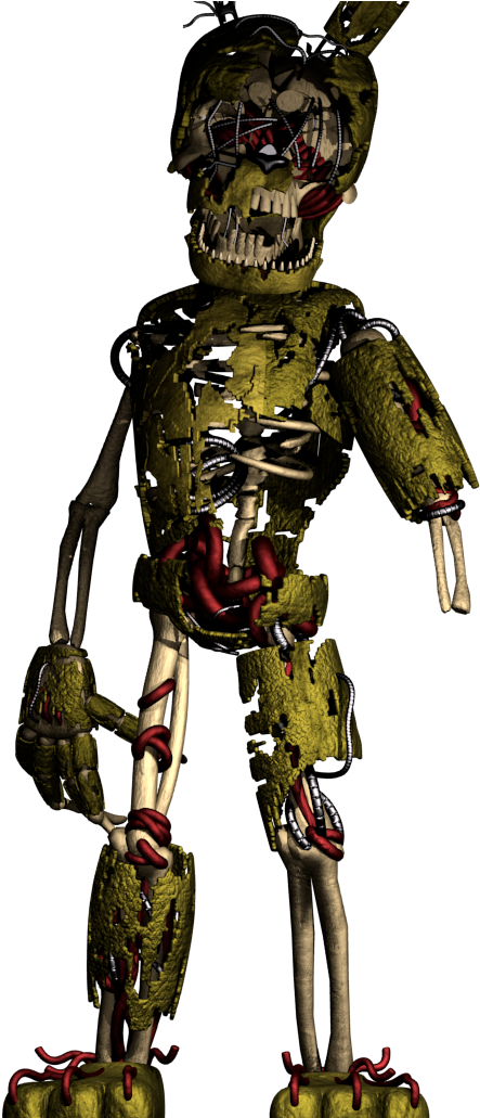 Download Made A Few Edits To Lazythepotato's Fnaf 6 Springtrap - Fnaf 6