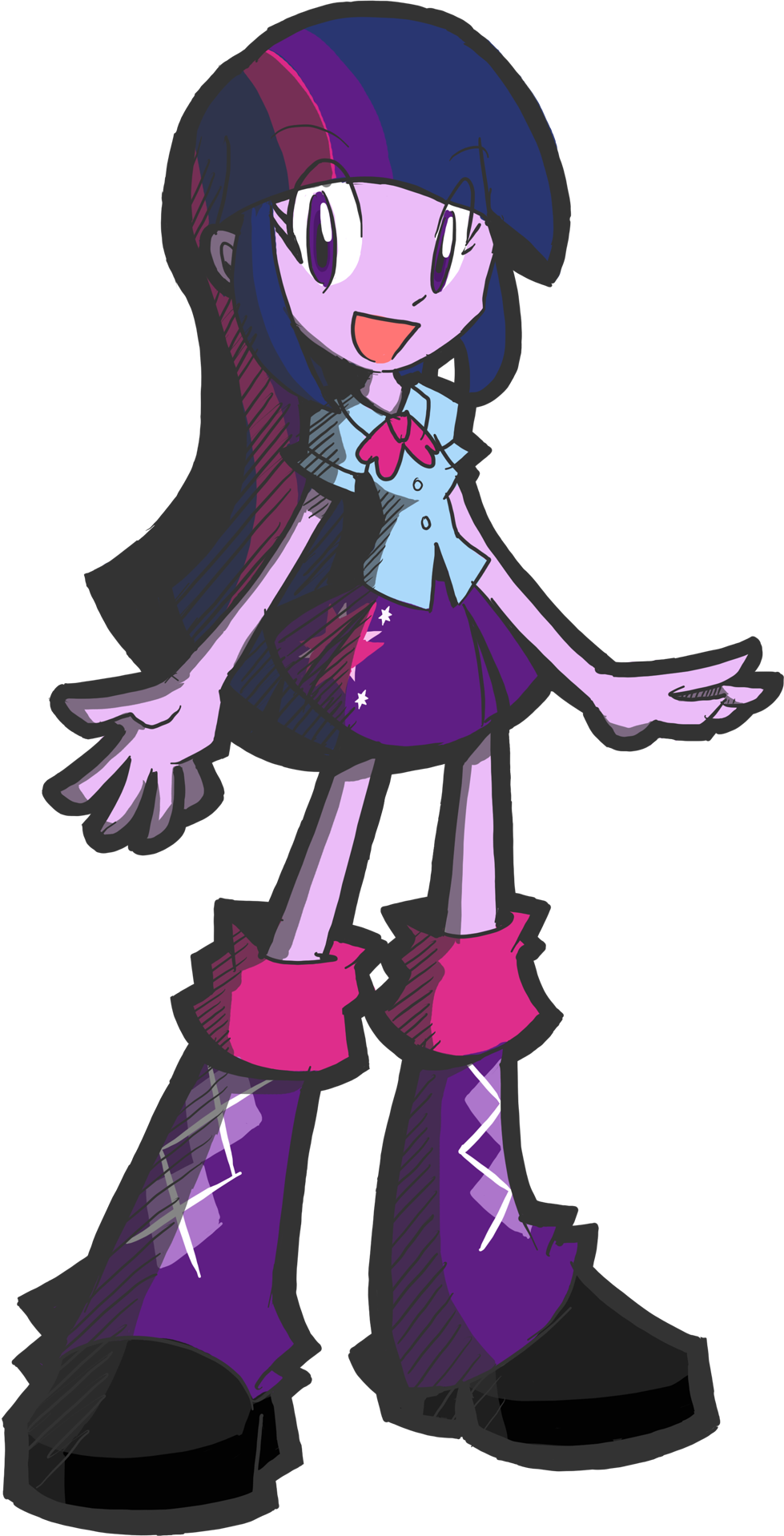 Codbrony - Mlp Eqg Twilight Sparkle (979x1918), Png Download