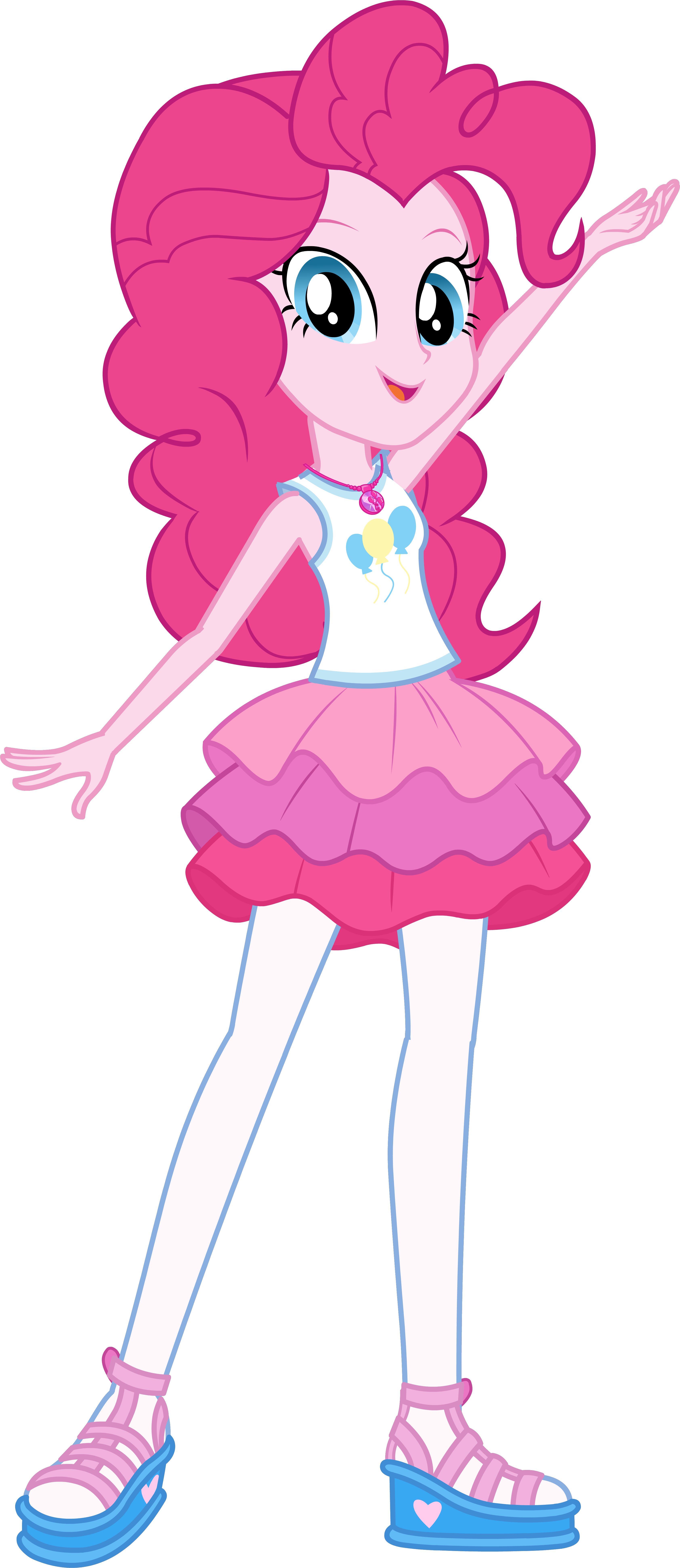 Https - Mlp Eg Better Together Pinkie Pie (3453x8192), Png Download