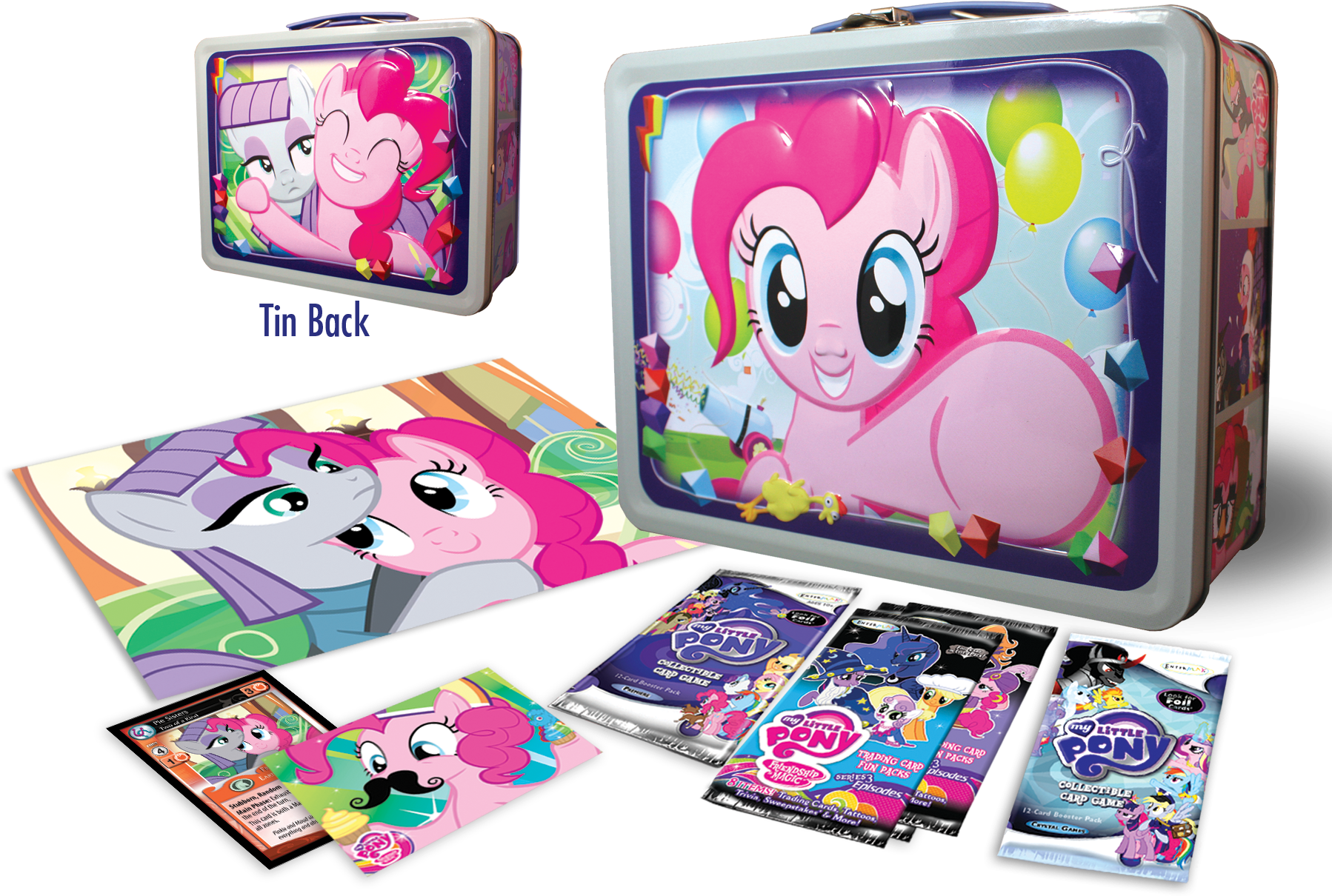Pinkie Pie & Maud Pie - My Little Pony - Series 3 - Card Album (1800x1275), Png Download