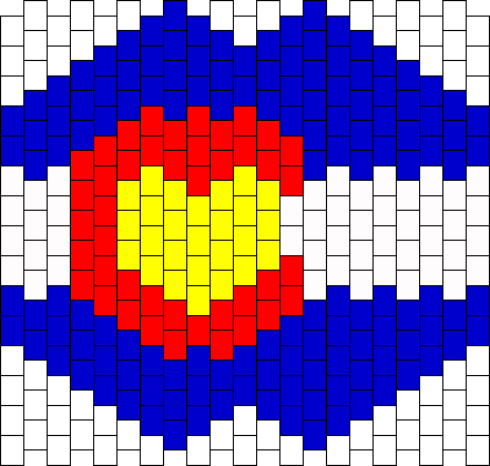 Colorado Flag Mask - Docklands, Victoria (442x420), Png Download