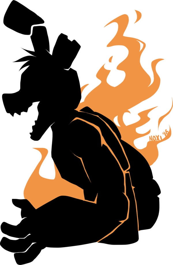 Springtrap Fire By Noxivaga On Deviantart - Fnaf Springtrap On Fire (600x920), Png Download