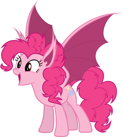 Download Vampire Pinkie Pie - My Little Pony Pinkie Bat - Full Size PNG ...